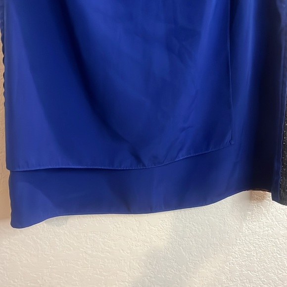 Sachin + Babi Blue red  black Lace Top size 0. Absolutely stunning top! Cruise - Picture 4 of 10